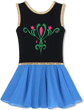 BAOHULU Toddlers Dancing Cosplay Tutu Ballet Leotard for Girls 3-12 Years