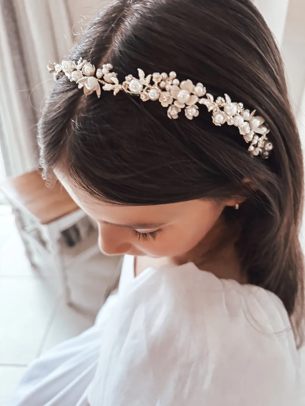 Bianca Girls Gold Headband