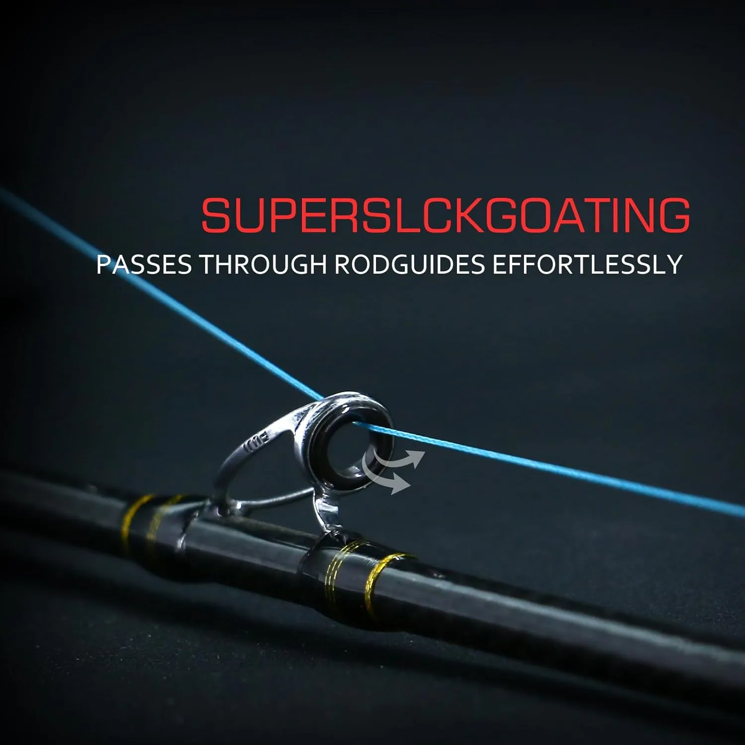 Braided Fishing Line X8 - Super Strong High Abrasion Resistance Pro Grade Power Performance - for Saltwater or Freshwater Fish Colored Fishing Line Braid
