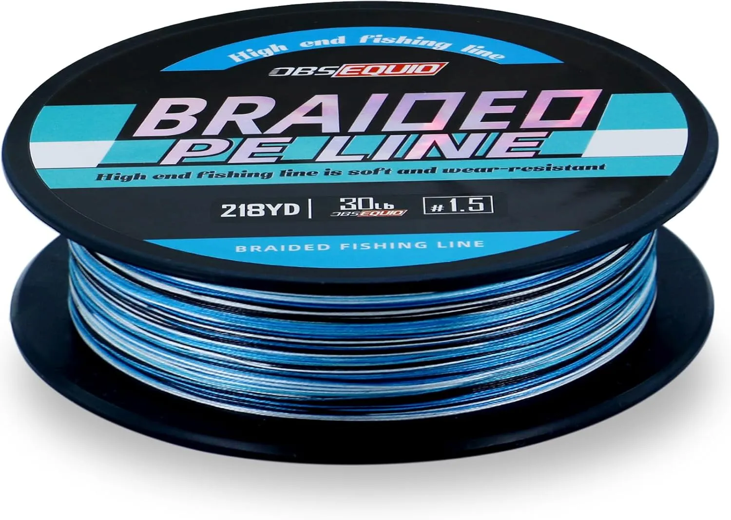 Braided Fishing Line X8 - Super Strong High Abrasion Resistance Pro Grade Power Performance - for Saltwater or Freshwater Fish Colored Fishing Line Braid