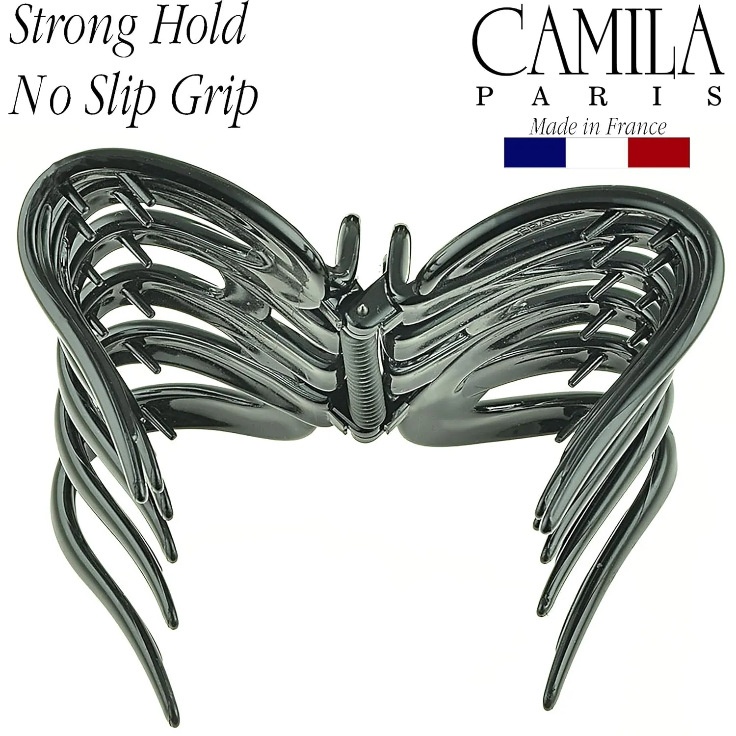 Camila Paris AD718-719 French Octopus Hair Clip for Women for Long Curly Wavy Hair, Girls Hair Claw Clips Fashion Durable Styling Hair Accessories for Women, Strong Hold No Slip Grip, Made in France