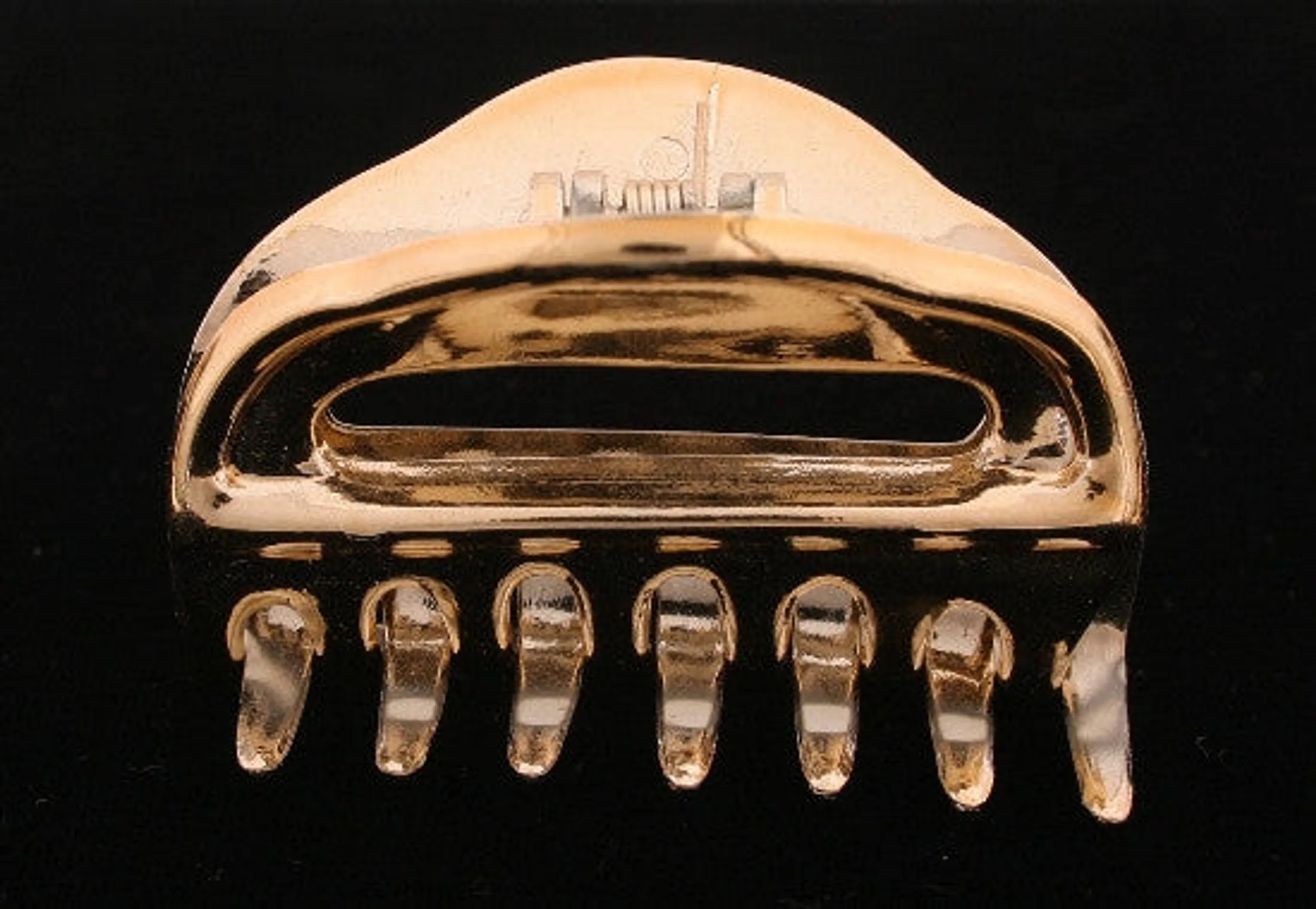 French Gold Open Hair Claw