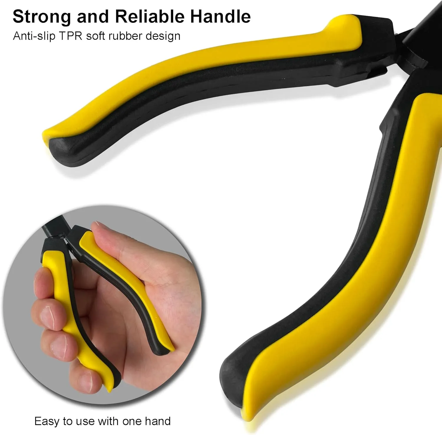 Hanpex-7 inch Fishing Pliers with Anti-rust Teflon coated, Freshwater/Saltwater Fishing Tools, Comfort Grip Handles Fishing Gear Idea for Fishing Trip