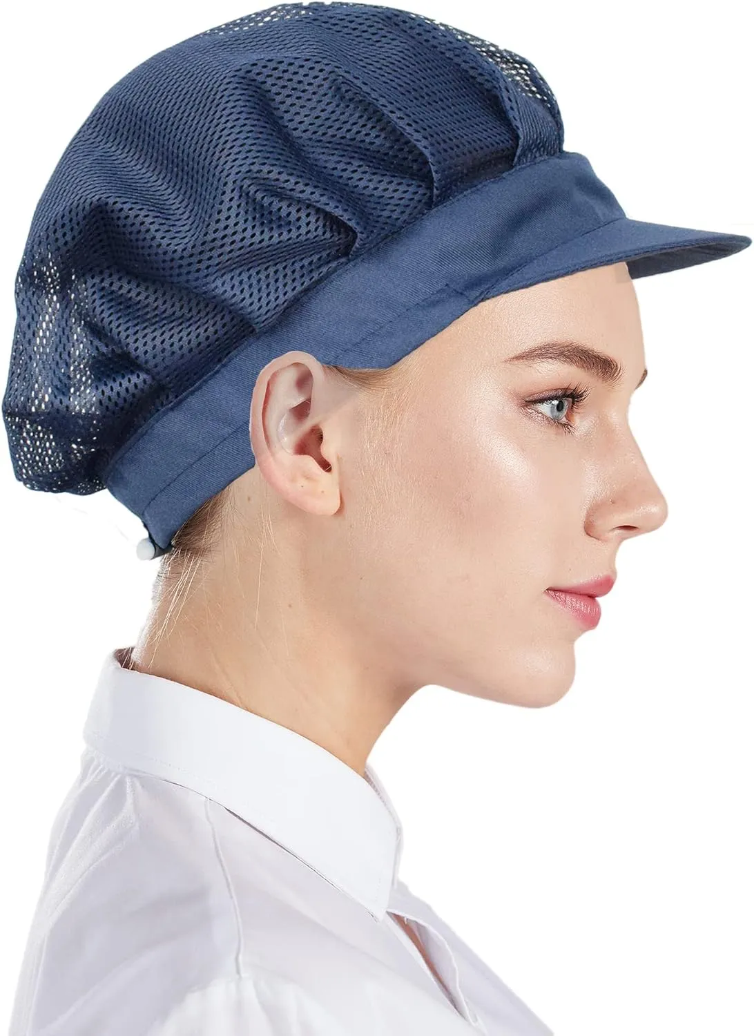 Nanxson 3pcs Unisex Chef Hat Elastic Kitchen Chef Hat Cooking Chef Cap Food Service Hair Net CF9061