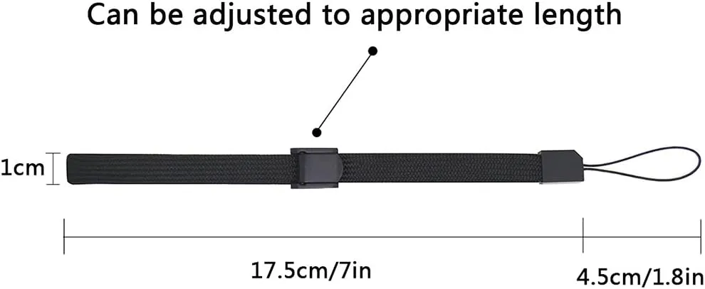 Pluxen Adjustable Wrist Strap Lanyard Compatible with Wii Remote Controller Phone Camera