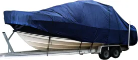SavvyCraft Heavy Duty Hard/T-Top Boat Cover Center Console T-Top Boat Cover Navy fits up to 32ft