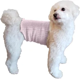 Small Dog Haramaki Belly Warmer for Dogs and Cats Small to Medium Keeps Pet Warm and Protect from Catching Cold Perfect for After Surgery Gentle on Skin Made in Japan (Medium - Pink)