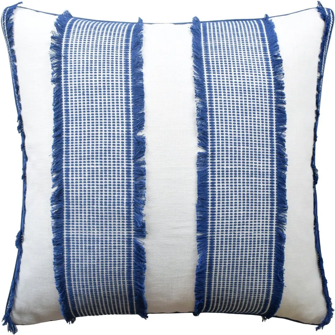 Tulum Blue Throw Pillow by Ryan Studio