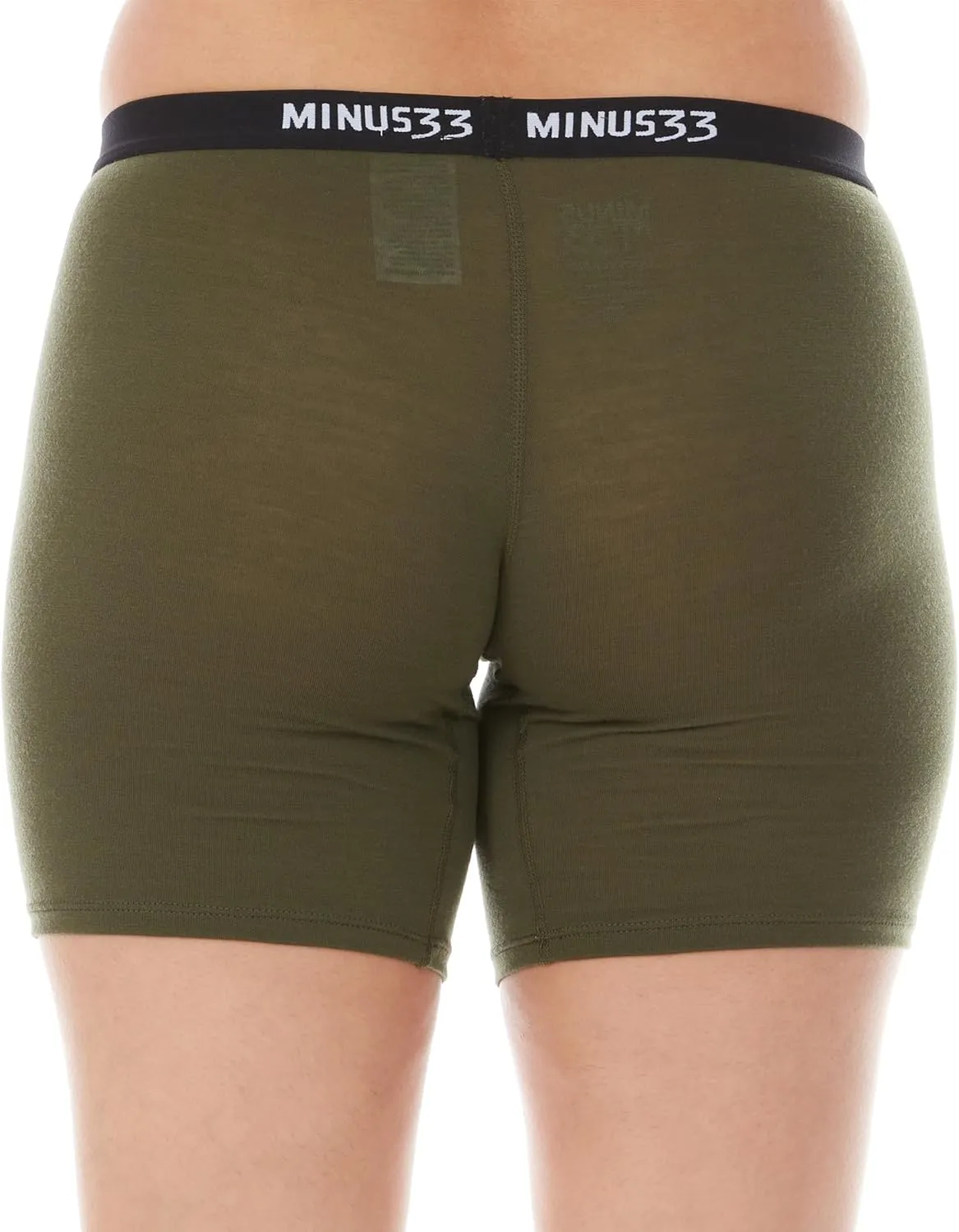 Womens Boxer Briefs - 5 Inch Inseam - 84% Merino Wool - Athletic Anti-Chafe Underwear - Moisture Wicking Under Shorts