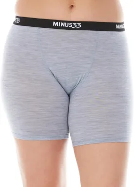 Womens Boxer Briefs - 5 Inch Inseam - 84% Merino Wool - Athletic Anti-Chafe Underwear - Moisture Wicking Under Shorts