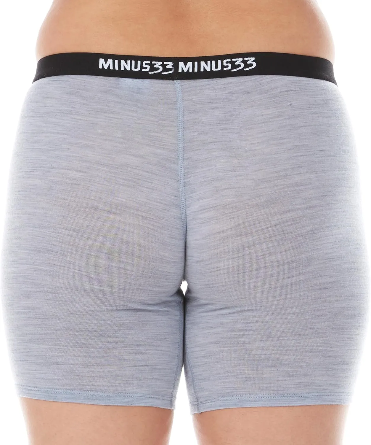 Womens Boxer Briefs - 5 Inch Inseam - 84% Merino Wool - Athletic Anti-Chafe Underwear - Moisture Wicking Under Shorts