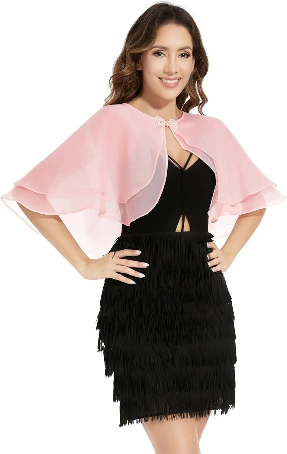 Women's Sheer Tencel Shawls and Wraps for Evening Dresses Soft Wedding Cape Lightweight Bridesmaid Scarves Cover Up