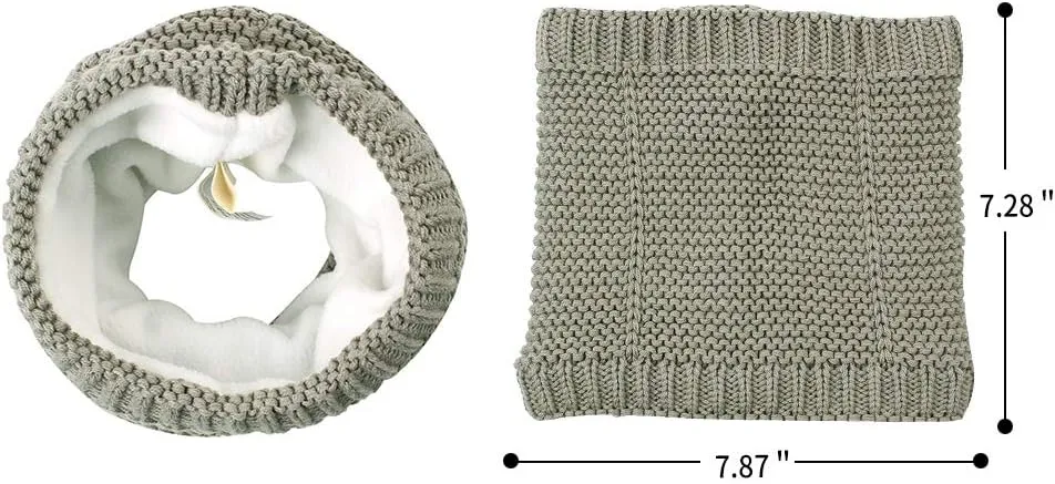 XIAOHAWANG Baby Boys Girls Winter Scarf Infant Thick Knit Scarves Toddler Neckerchiefs lovely