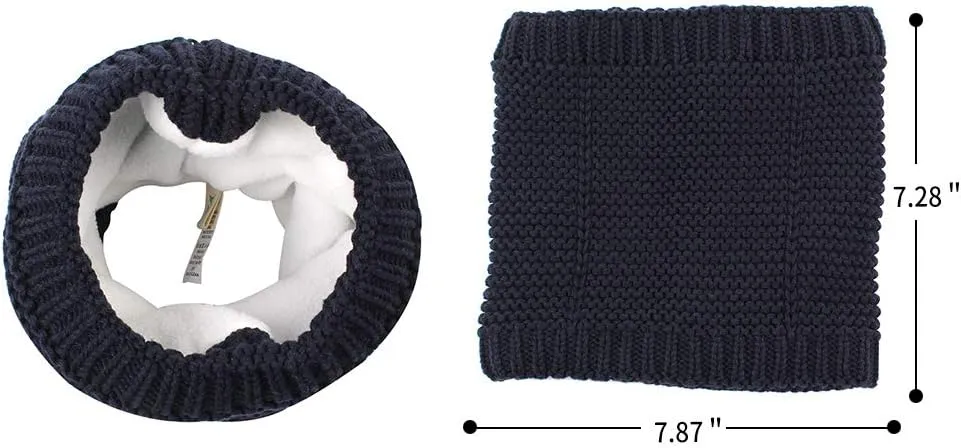 XIAOHAWANG Baby Boys Girls Winter Scarf Infant Thick Knit Scarves Toddler Neckerchiefs lovely